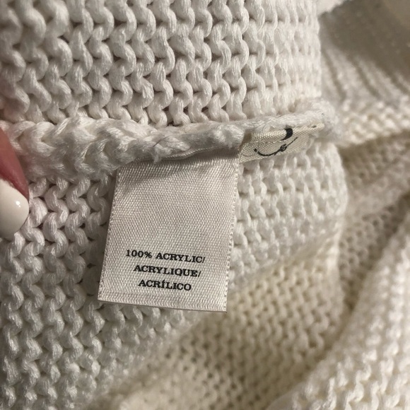 Ann Taylor White Anchor Sweater Sz XSP NWOT - Picture 7 of 8